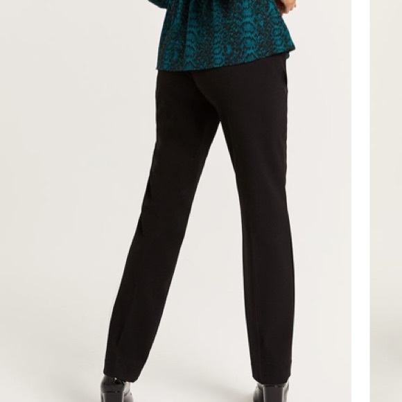 Reitmans The New Classic Straight Pants With Side Metal Buckles - Picture 2 of 9